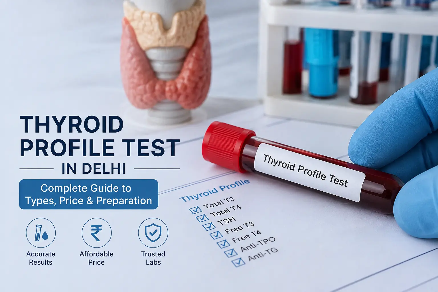 Thyroid Profile Test in Delhi: Complete Guide to Types, Price & Preparation